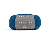 Luca-S ALPAKITA Baby Alpaga - 2 écheveaux de fil DK 100 % super doux pour tricot et crochet, 100 g, 250 m au total, laine à tricoter en alpaga luxueux