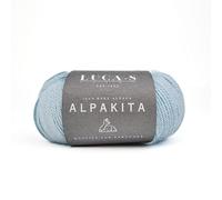 Luca-S ALPAKITA Baby Alpaga - 2 écheveaux de fil DK 100 % super doux pour tricot et crochet, 100 g, 250 m au total, laine à tricoter en alpaga luxueux