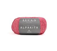 Luca-S ALPAKITA Baby Alpaga - 2 écheveaux de fil DK 100 % super doux pour tricot et crochet, 100 g, 250 m au total, laine à tricoter en alpaga luxueux