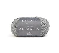 Luca-S ALPAKITA Baby Alpaga - 2 écheveaux de fil DK 100 % super doux pour tricot et crochet, 100 g, 250 m au total, laine à tricoter en alpaga luxueux
