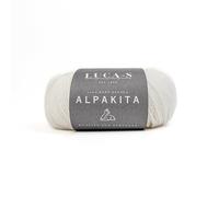 Luca-S ALPAKITA Baby Alpaga - 2 écheveaux de fil DK 100 % super doux pour tricot et crochet, 100 g, 250 m au total, laine à tricoter en alpaga luxueux