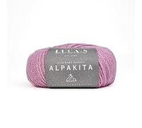 Luca-S ALPAKITA Baby Alpaga - 2 écheveaux de fil DK 100 % super doux pour tricot et crochet, 100 g, 250 m au total, laine à tricoter en alpaga luxueux