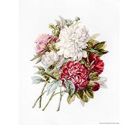 Luca-S B2355 Kit de point de croix en coton Multicolore 22,5 x 28,5 cm | embroidery by Marussia
