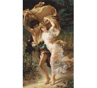 Luca-S B551 Gewitter Kit de Point de Croix Coton Multicolore 41 x 59,5 cm