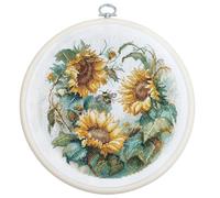Luca-S BC202 Kit de broderie au point de croix Motif tournesol