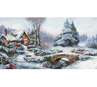 Luca-S Kit de Point de Croix, Multicolore, 45 x 34 cm