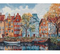 Luca-S BU5046 Kit de broderie au point de croix pour adultes Copenhague