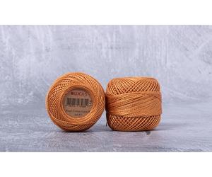 Luca-S Fil à broder en coton perlé de qualité supérieure, taille 8, 100 % coton égyptien, fil à broder, certifié Oeko Tex, 10 g par pelote, couleur 358