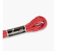 Luca-S Fil de coton toronné pour broderie à la main, écheveaux de 8 mètres, couleur 05/DMC 3328/ancre 1024, fil à broder, fil de point de croix