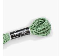 Luca-S Fil de coton toronné pour broderie à la main, écheveaux de 8 mètres, couleur 248/DMC 320/ancre 215, fil à broder, fil de point de croix