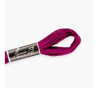 Luca-S Fil de coton toronné pour broderie à la main, écheveaux de 8 mètres, couleur 71/DMC 915/ancre 1029, fil à broder, fil de point de croix