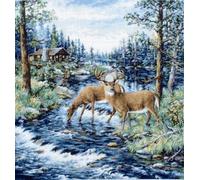 Luca-S G606 Set de tapisserie Multicolore 24 x 26,5 cm