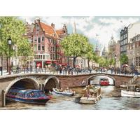 Luca-S Gold BU5005 Kit de broderie au point de croix Amsterdam