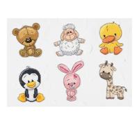 Luca-S Kit de broderie au point de croix Ornements amis II 6 pièces Motif compté