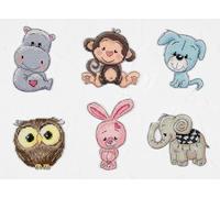 Luca-S Kit de broderie au point de croix Ornements amis IV 6 pièces Motif compté