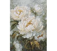 Luca-S kit de point de croix compté "La lumière des pivoines du printemps", 29x4