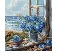 Luca-S kit de point de croix compté "Vue sur la mer", 29x31cm, DIY | embroidery by Marussia