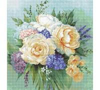 Luca-S Kit de Point de Croix, Multicolore, 32x33,5cm