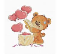 Luca-S Kit de Point de Croix, Multicolore, 43 x 30 cm