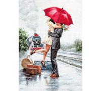 Luca-S Kit point de croix B2369, multicolore, 31 x 19 cm