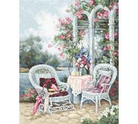 Luca-S Kit point de croix B2378 - Multicolore - 35 x 35 cm