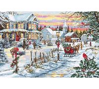 Luca-S Kit de Point de Croix, Multicolore, 30 x 23 cm