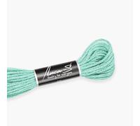 Luca-S Lot de 12 paquets de fils à broder de qualité supérieure, 100 % coton Gizeh, certifié Oeko TEX - 215 / DMC 993 / Anchor 1070