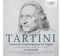 Luca Scandali – Tartini : Concerto Transcriptions for Organ – CD – Edel