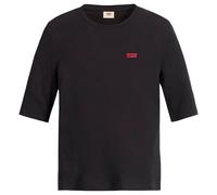 Luca Slim Tee Caviar Rib T-Shirt, Caviar, XS