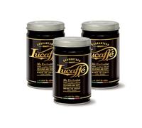Lucaffé - 3 boîtes à café grain Mr. Exclusive 100% Arabica, 250 Gr | grain de café pour expresso machine a cafe grain | Torréfaction moyenne | Goût doux et crémeux | Arôme intense et enveloppant