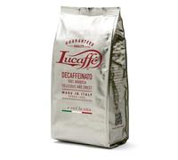 Lucaffé - Café grain Decaffeinato, 700 Gr | grain de café décafeiné pour expresso machine a cafe grain | Torréfaction foncé | Goût doux et fruité, crémeux | Arôme intense