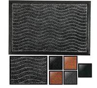 LucaHome Paillasson en CIPRO antidérapant, Facile à Nettoyer, rembourré, pour extérieur et intérieur (Gris, 45 x 75 cm)