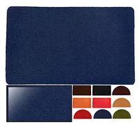 LucaHome Paillasson en Coco synthétique 40 x 70 cm Bleu avec Base antidérapante Paillasson en Noix de Coco uni Paillasson Absorbant Entrée Maison Idéal pour Porte extérieure ou Couloir