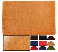 LucaHome Paillasson en Coco synthétique 40 x 70 cm Marron avec Base antidérapante Paillasson en Coco Lisse Paillasson Absorbant Entrée Maison Idéal pour Porte extérieure ou Couloir