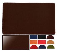LucaHome Paillasson en Coco synthétique 40 x 70 cm Marron avec Base antidérapante Paillasson en Coco Lisse Paillasson Absorbant Entrée Maison Idéal pour Porte extérieure ou Couloir