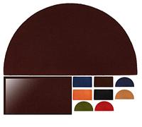 LucaHome Paillasson en Coco synthétique 40 x 70 cm Marron Semilune avec Base antidérapante Paillasson en Noix de Coco uni Paillasson Absorbant Entrée Maison Idéal pour Porte extérieure ou Couloir
