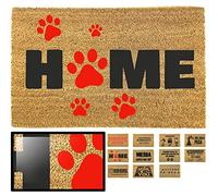 LucaHome Paillasson Original et Amusant en Coco Naturelle 33 x 60 cm Idéal pour Portes extérieures couvertes, couloirs et entrées de Maison