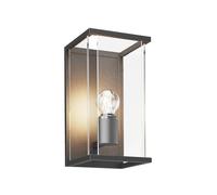 Lucande Applique Exterieur Annalea (Moderne) en Noir Aluminium (1 lampe,à E27), Murale Exterieur, Luminaire Lampe Jardin, Eclairage d’exterieur