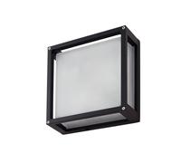 Lucande Applique Exterieur Aurelien à intensité variable (Moderne) en Noir Aluminium (à 2 lampes, E27) Murale Luminaire Lampe Jardin Eclairage