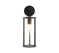 Lucande Applique Exterieur Emmeline à intensité variable (Moderne) en Noir Aluminium (1 lampe,à E27), Murale Exterieur, Luminaire Lampe Jardin, Eclairage