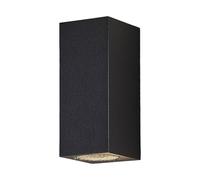 Lucande Applique Exterieur Lavina à intensité variable (Moderne) en Gris Aluminium (à 2 lampes, GU10) Murale Luminaire Lampe Jardin Eclairage