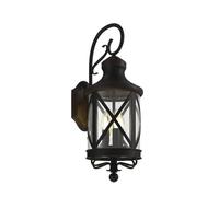 Lucande Applique Exterieur Marcellino à intensité variable (Antique, Classic) en Marron Métal (à 3 lampes, E14), Murale Exterieur, Luminaire Lampe Jardin, Eclairage