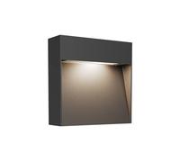 Lucande Applique Exterieur Noreia à intensité variable (Moderne) en Noir Aluminium (1 lampe,à G9), Murale Luminaire Lampe Jardin Eclairage