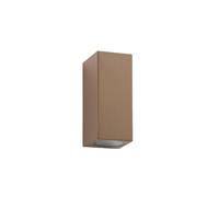 Lucande Applique Exterieur Xava à intensité variable (Moderne) en Marron Aluminium (à 2 lampes, GU10) Murale Luminaire Lampe Jardin Eclairage