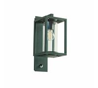 Lucande Applique extérieure Ferda à intensité variable (Moderne) en Vert Aluminium (1 lampe,à E27), pour mur extérieur/façade de maison terrasse und balcon
