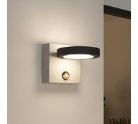 Lucande Belna Applique DExt. Led, Béton, Capteur gris graphite, blanc, gris béton