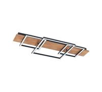 Lucande - Chariska LED Plafonnier L95 Wood/Black