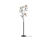 Lucande Lampadaire Evory (Florentin) en Noir Métal e. a. pour Salon & Salle à manger (à 3 lampes, G9) Sur Pied Lampe a de Sol