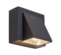 Applique mural extérieur LED MARIK Lucande, noir, Aluminium, Moderne, Applique Exterieur LED