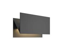 Lucande LED Applique Exterieur Meja (Moderne) en Noir Aluminium (1 lampe,à), Murale Luminaire Lampe Jardin Eclairage d’exterieur